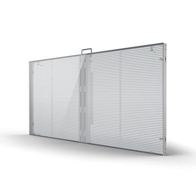1000x500mm Transparent LED Screens Curtain  Transparent LED Film Display 3.9mm 3500 Cd/M2