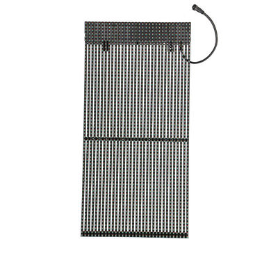 P50 Transparent LED Grid Screen Outdoor 1R1G1B HD LED Advertising Display Board 600W/M2