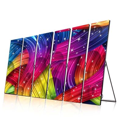 P2 P2.5 P3 LED Poster Displays Flooring Standing Move LED Screen Outdoor Advertising 14bit