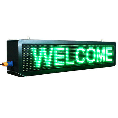 Single Color Running Text LED Display / P10 Dip LED Module 140degree
