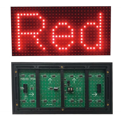 10mm Single LED Moving Message Display Sign P10 Smd LED Module 320*160mm